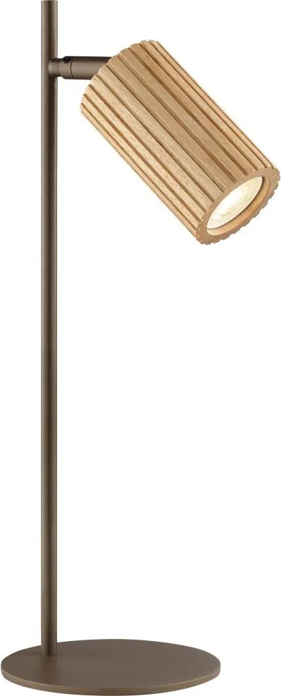 Brilliant - Lampă de masă LAKEWOOD 1xGU10/10W/230V maro