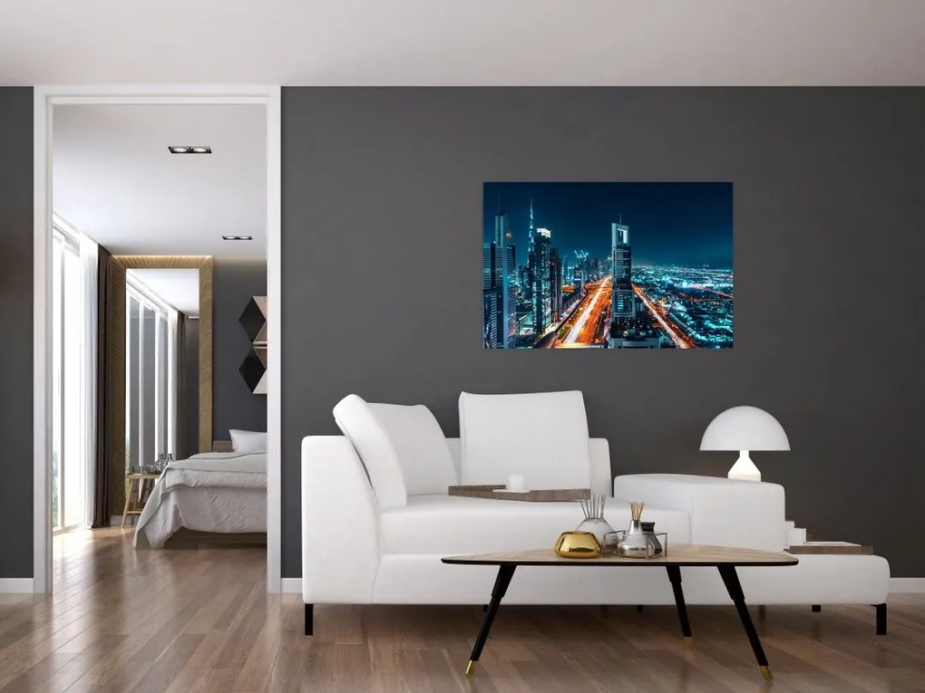 Tablou - Noaptea la Dubai (90x60 cm)