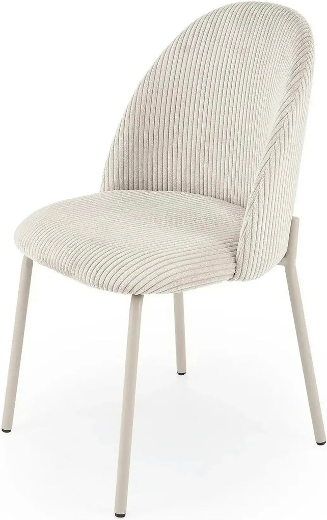 Scaun K606 gri deschis/casmir, stofa/metal, 50x53x87 cm