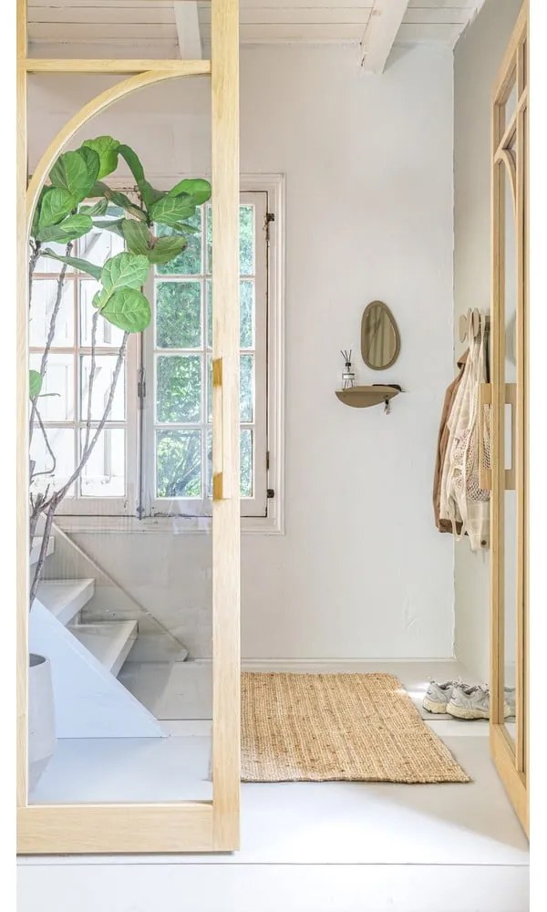 Cuier de perete bej din metal 35 cm Tumulo – Spinder Design