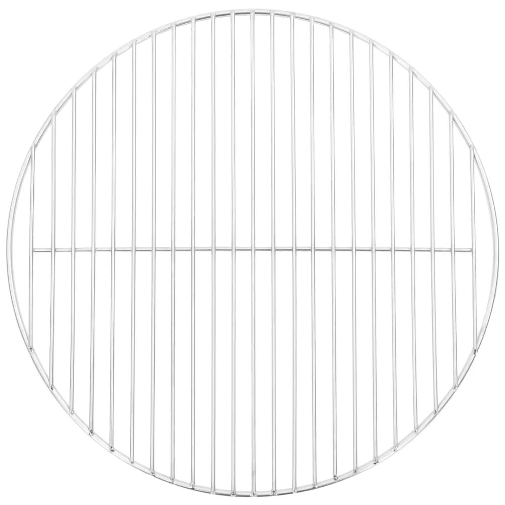 vidaXL Grill pentru grătar rotund, Ø44,5 cm, oțel inoxidabil 304