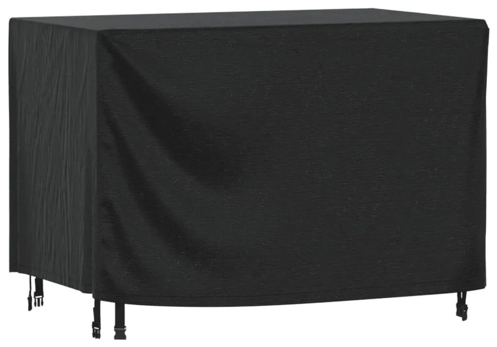 vidaXL Husă mobilier de grădină negru 140x70x90 cm impermeabilă 420D