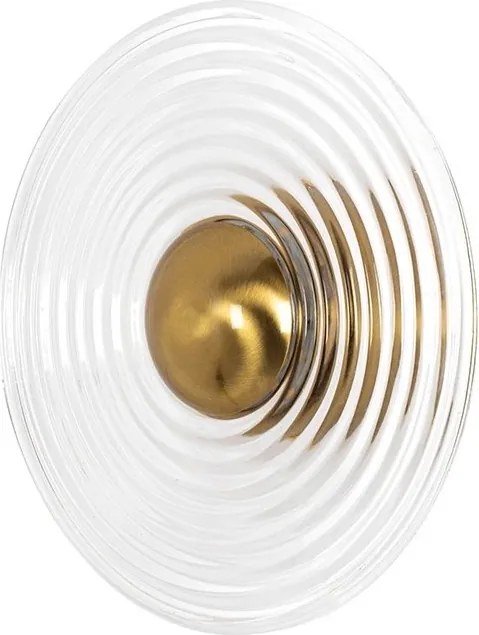 Aplica lumina ambientala LED Onda auriu