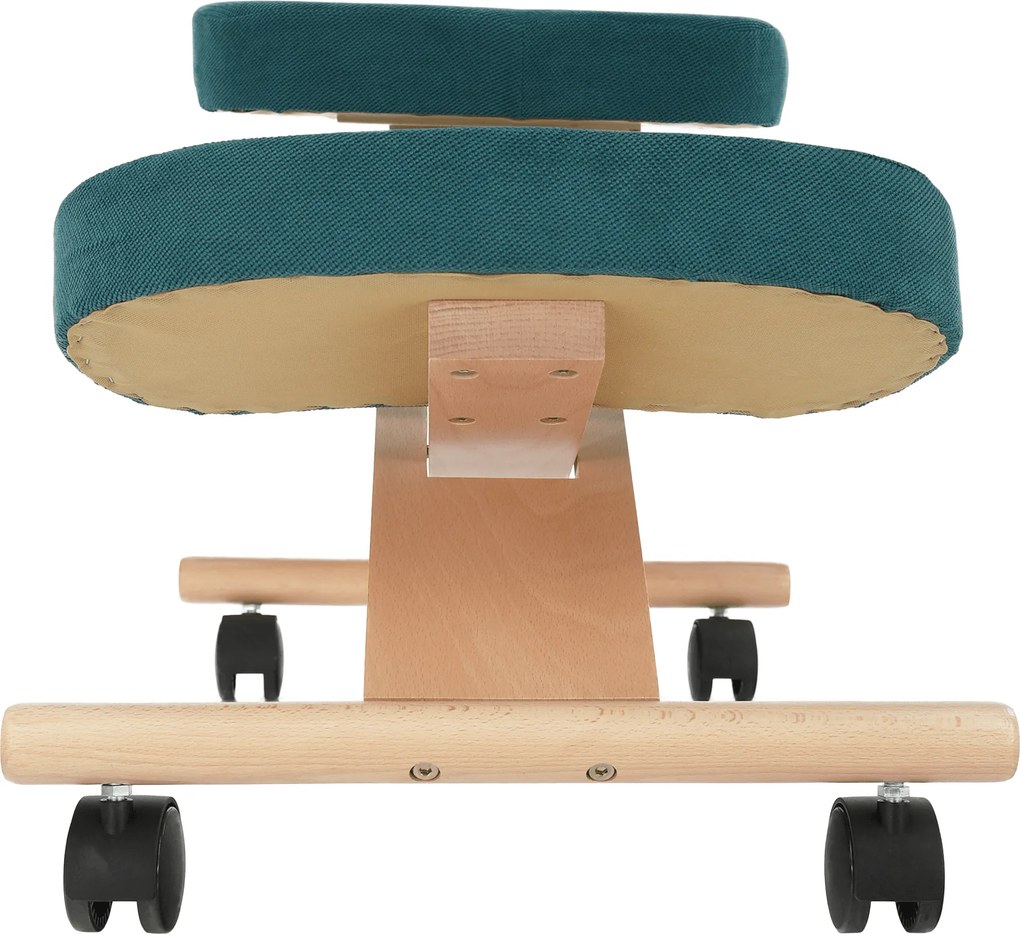 Scaun ergonomic, petrol/ fag, FLONET