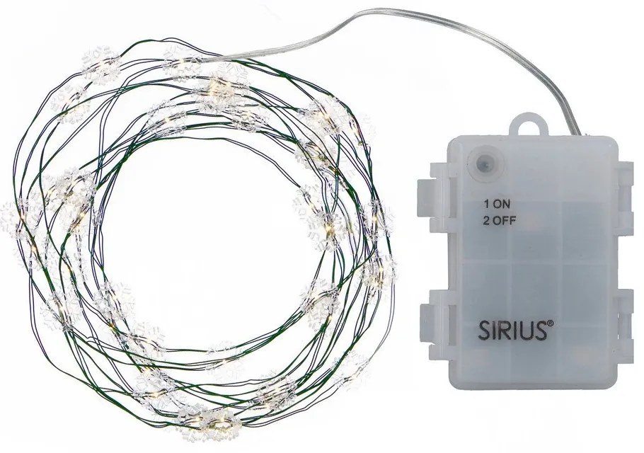 Șirag cu lumini LED Sirius Nynne Green, lungime 390 cm