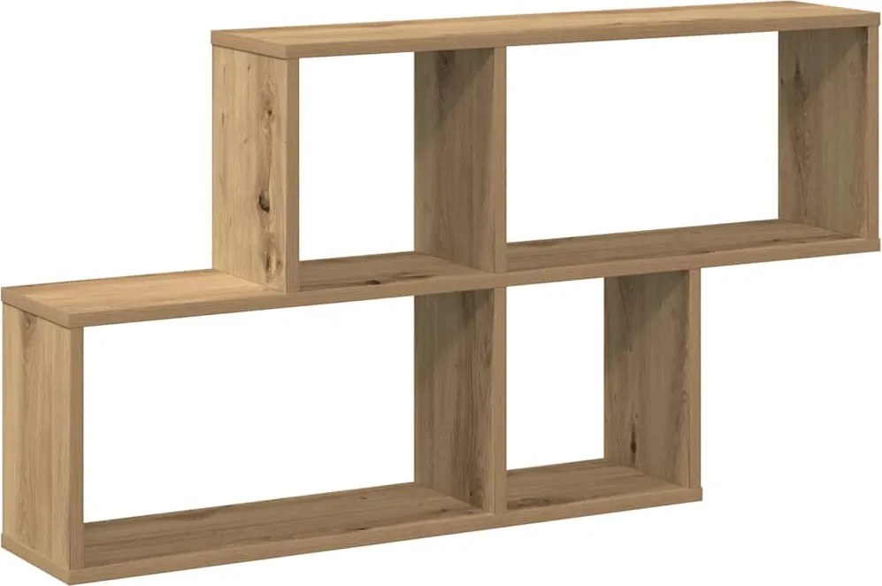 vidaXL Raft de perete, stejar artizanal, 100x18x53 cm, lemn prelucrat