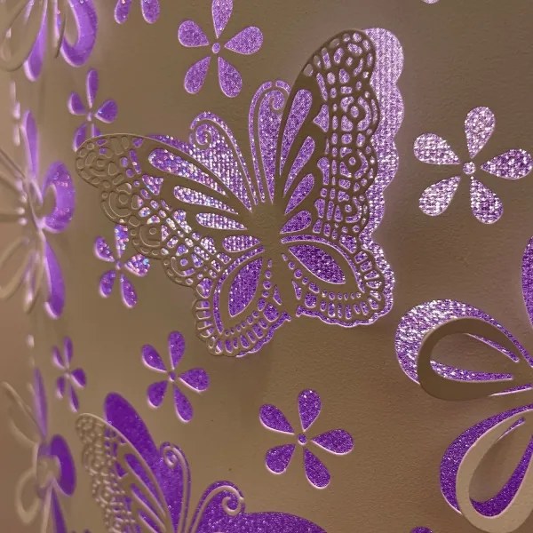 Lampadar ONLI TITILLA 1xE27/22W/230V mov/alb