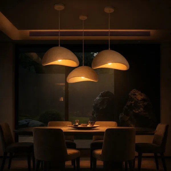 BRILAGI - Lustră pe cablu WABI SABI 1xE27/60W/230V Ø 40 cm alb
