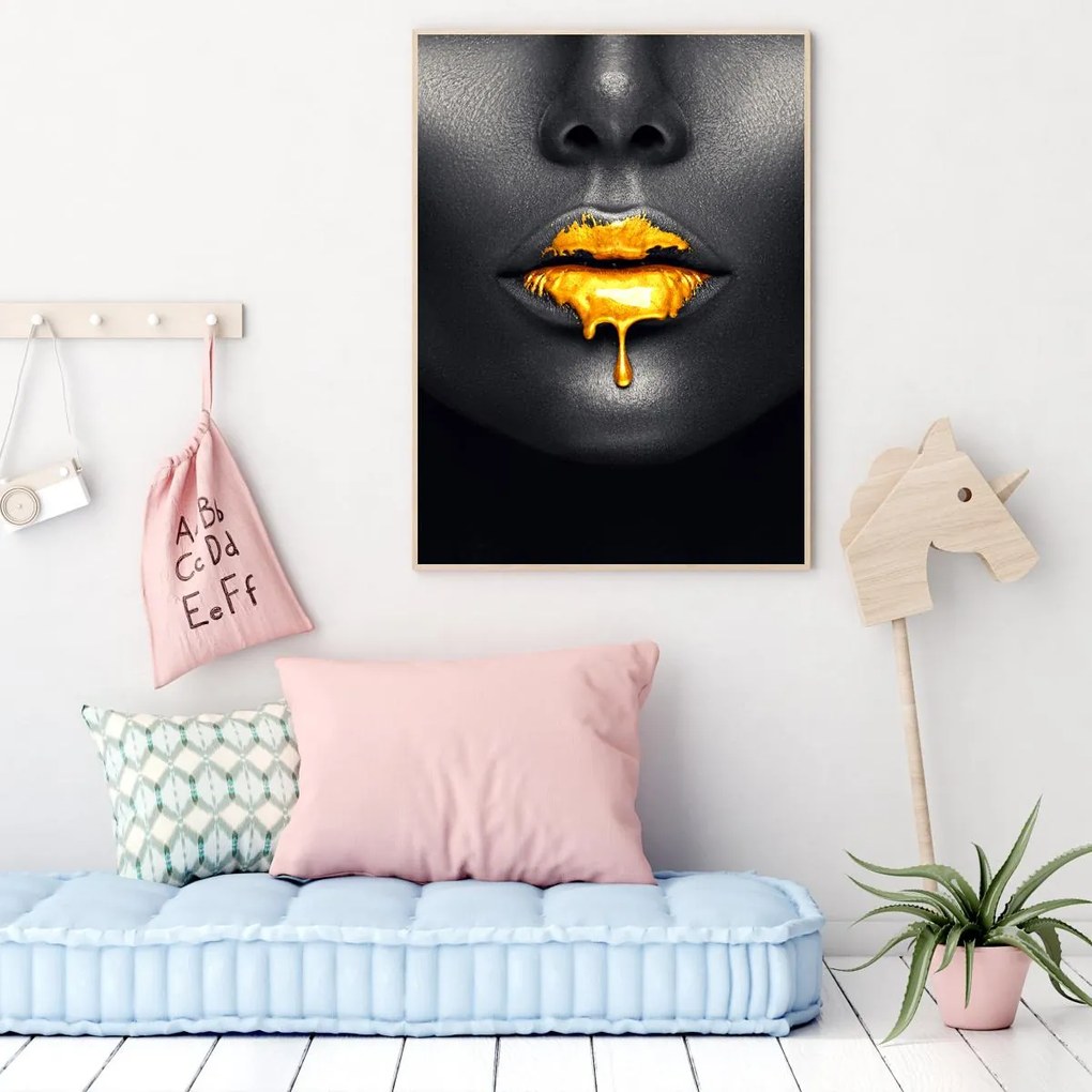 Poster - Buze de femeie (A4)