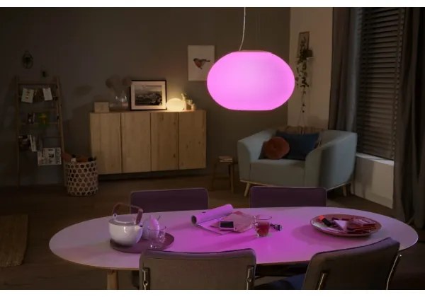 Philips 40906/31/P9 - Lustr LED RGBW Hue FLOURISH 39W, 230V, na lanku