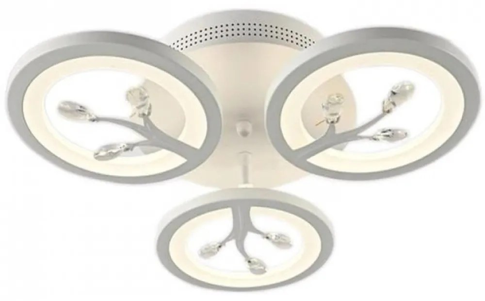 Lustra LED Cu Telecomanda, Intensitate Reglabila, 72W, Alb, Elit's EsnK27-3