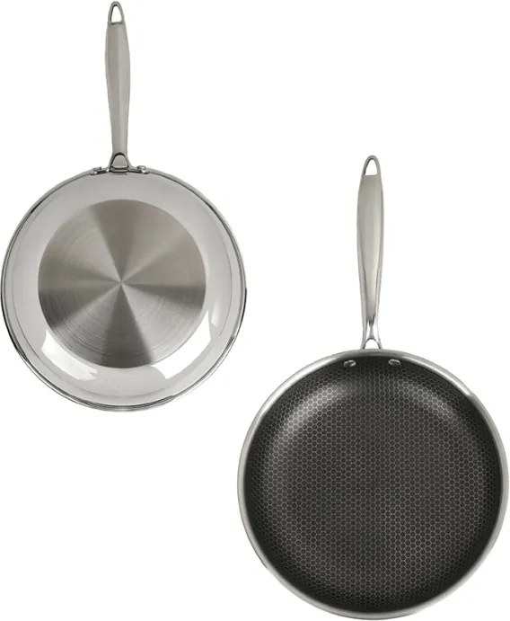 Tigaie Zilan ZLN9662 tri-ply, inox, antiaderent, protectie la zgarieturi, usor de spalat, 24 cm,1.4L