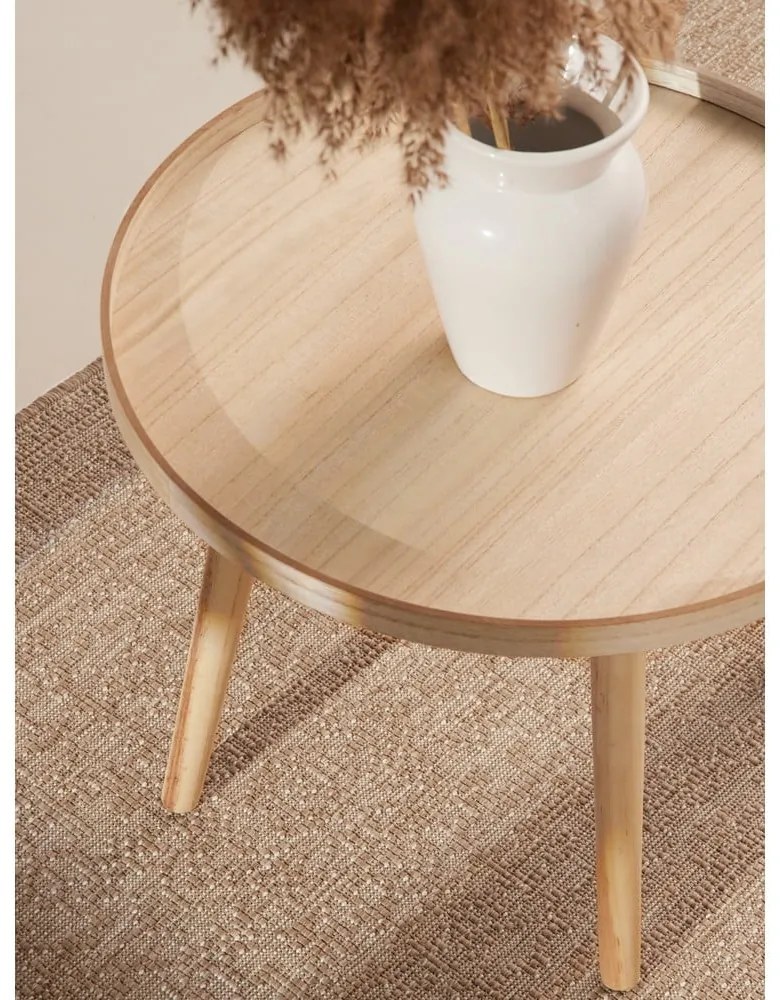 Covor tip traversă pentru interior și exterior bej/fildeș 80x250 cm Duet Kona – NORTHRUGS