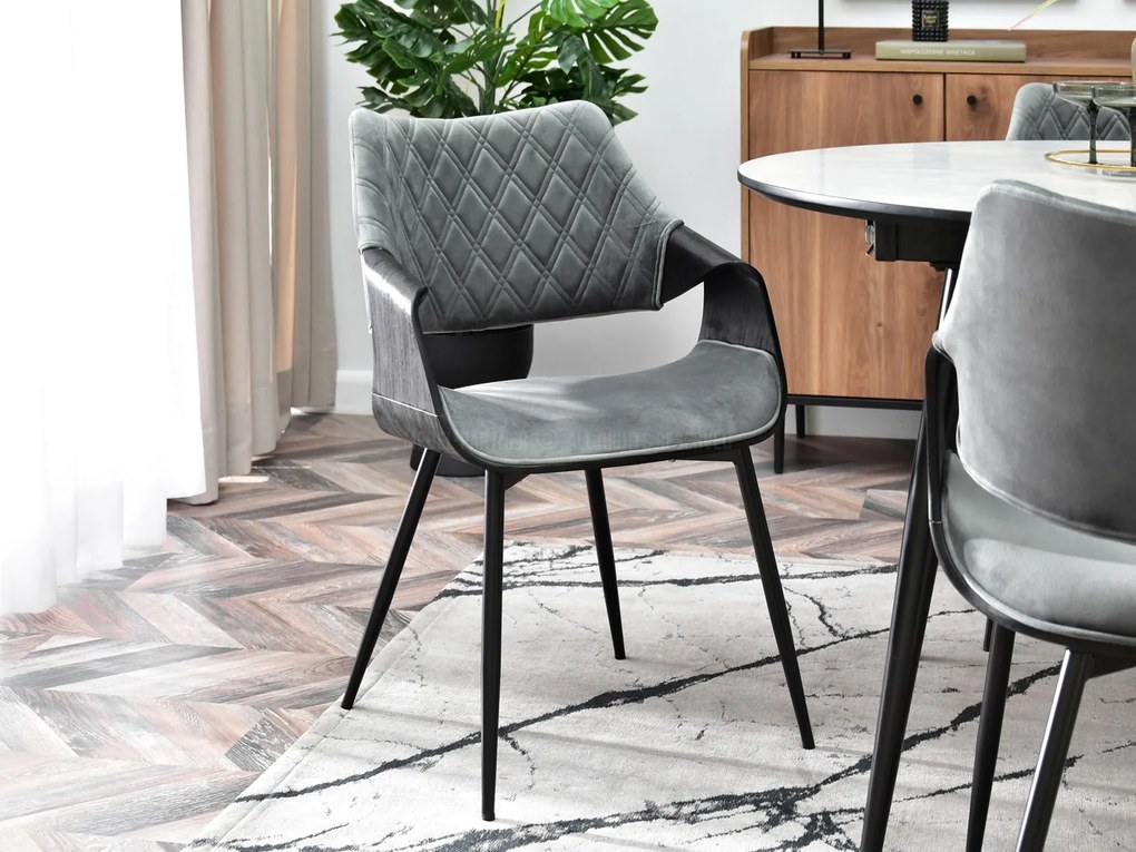 Scaun Rolf K (gri negru + negru). 1111251