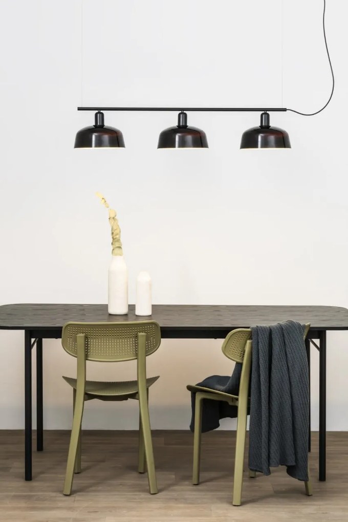 Lustra suspendata design modern TATAWIN negru