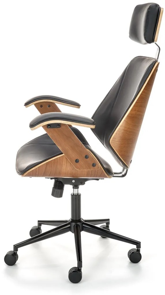 Scaun de birou Ignazio nuc/negru H129 cm