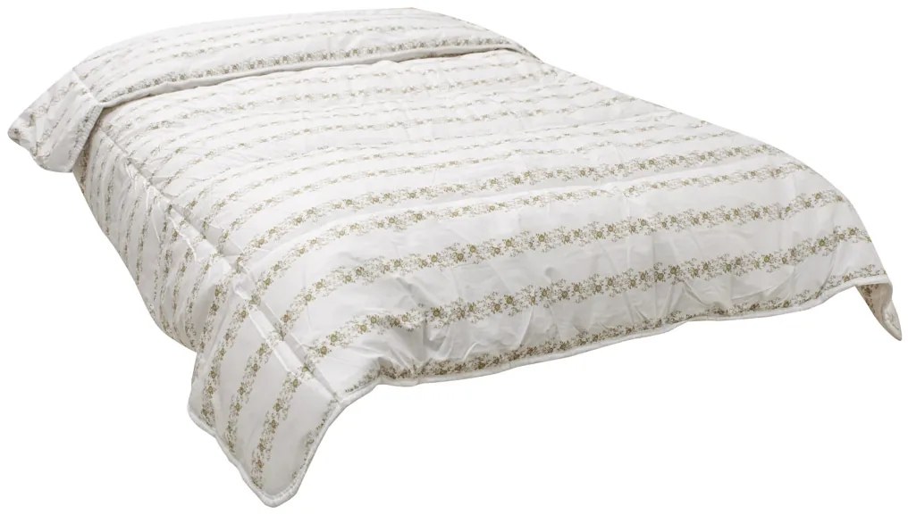 Patura matlasata TRONFELET FLORA pentru tot anul 135x200 cm