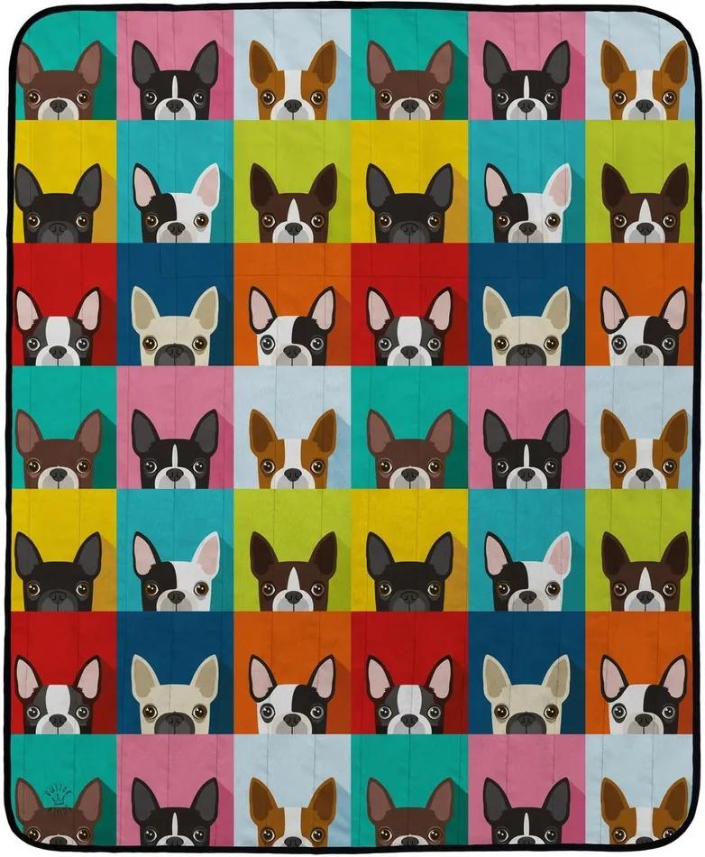 Butter Kings Pătura de camping Which frenchie, 145 x 180 cm