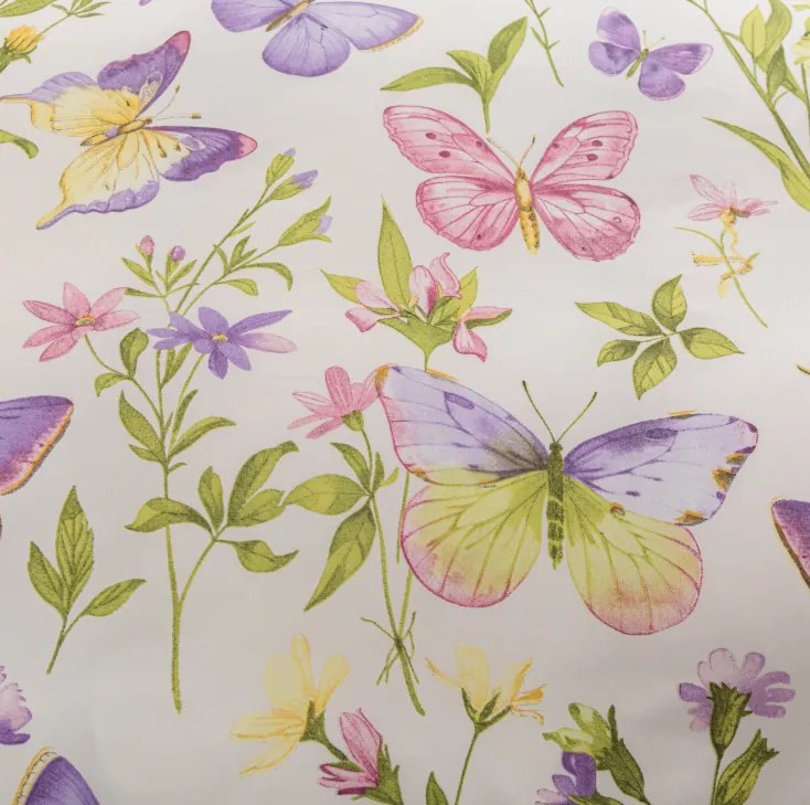 Lenjerie de pat din microfibra SPRING WINGS, crem Dimensiune lenjerie de pat: 70 x 80 cm | 140 x 200 cm