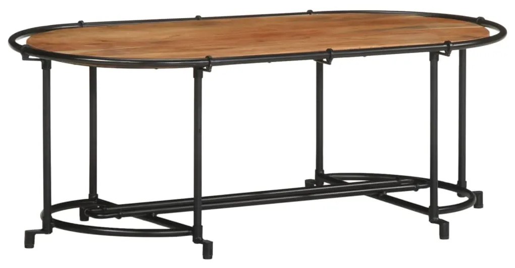 vidaXL Măsuță de cafea, 110x55x40 cm, lemn masiv acacia