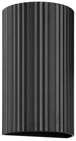 Aplică Brilliant UNDULA 2xGU10/10W/230V negru