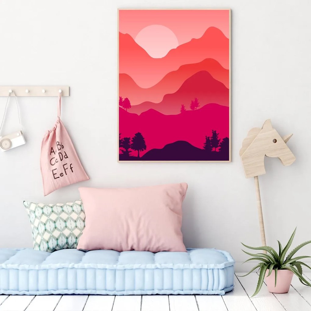 Poster - Peisaj montan (A4)