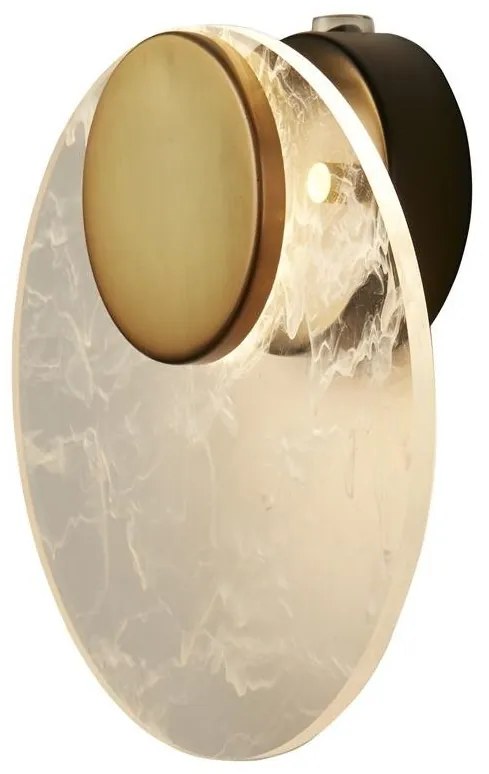Aplica de perete LED pentru baie IP44 Belle alama