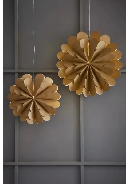 Decorațiune de Crăciun MARAVILLA 1xE14/25W/230V d. 60 cm aurie Markslöjd 705949