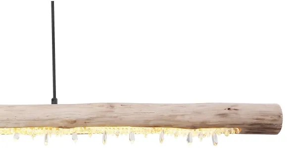 Globo FELICITAS 15354-20-LED, lustru suspendat pe cablu, compatibil cu dimmer, LED/25W/230V, bej