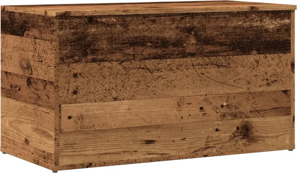 vidaXL Cufăr de depozitare, lemn vechi, 84x42x46 cm, lemn prelucrat