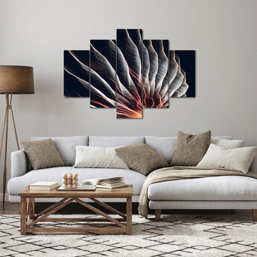 Tablou - Descărcare de lumini (150x105 cm)
