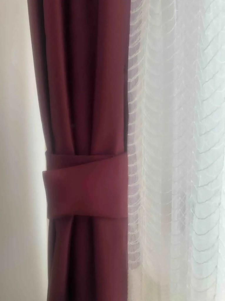 Perdea  Blackout opaca bordo,100x260 cm,50022