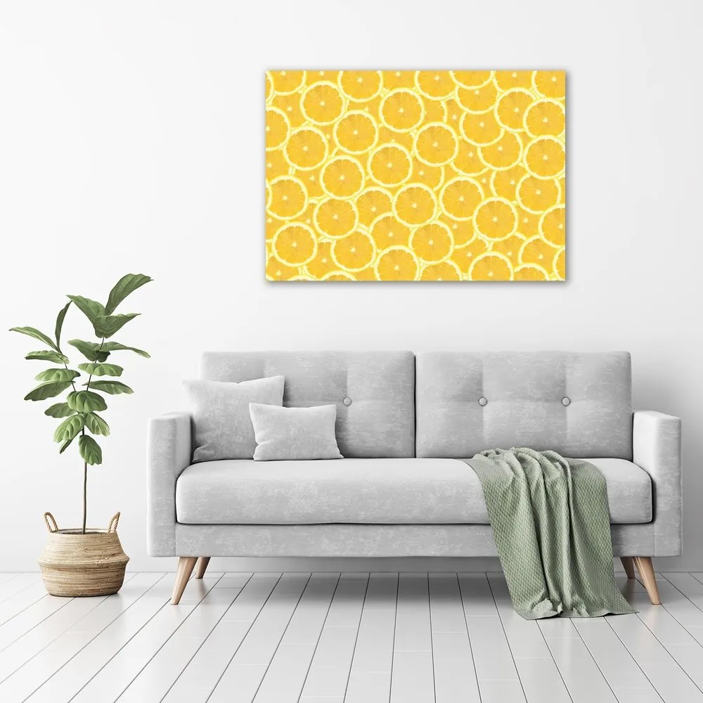 Tablou pe pânză canvas Felii de lamaie
