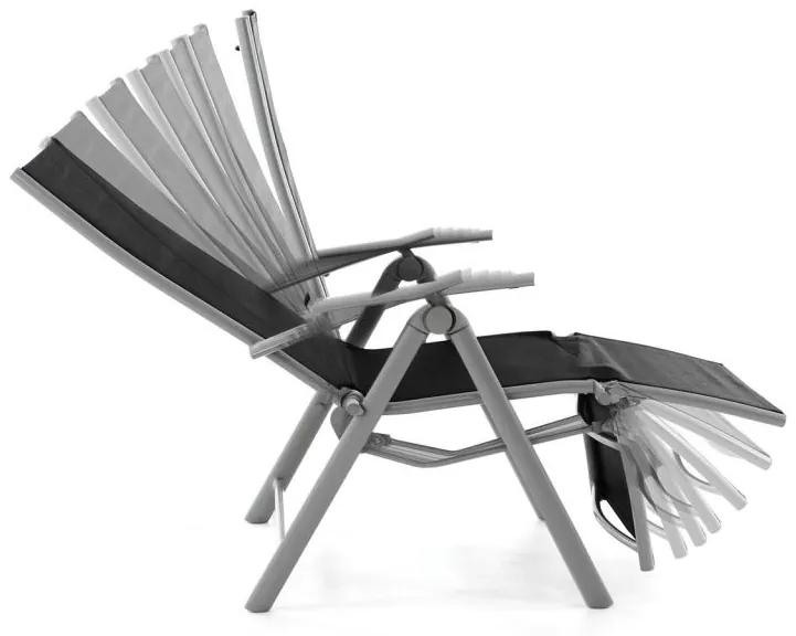 Scaun pliabil din aluminiu - șezlong relaxant
