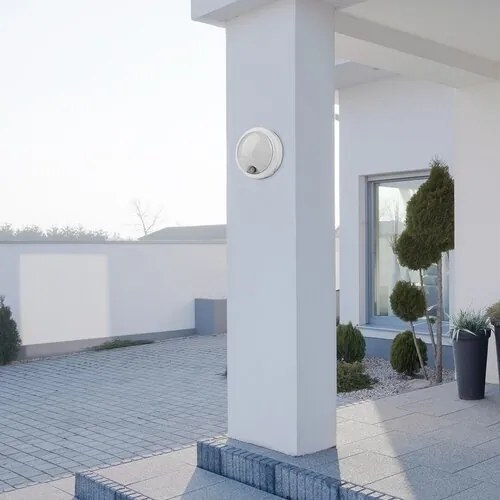 Aplica LED cu senzor iluminat exterior IP54 Hitura negru