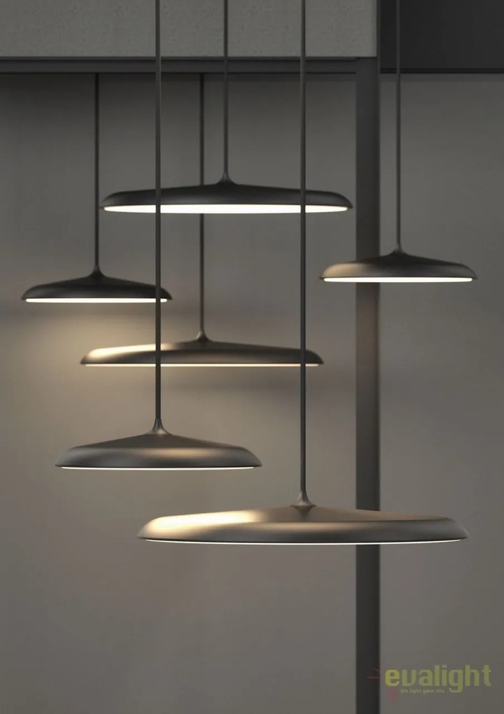 Lustra / Pendul design modern, diam.40cm, finisaj negru, LED Artist 40 83093003 DFTP