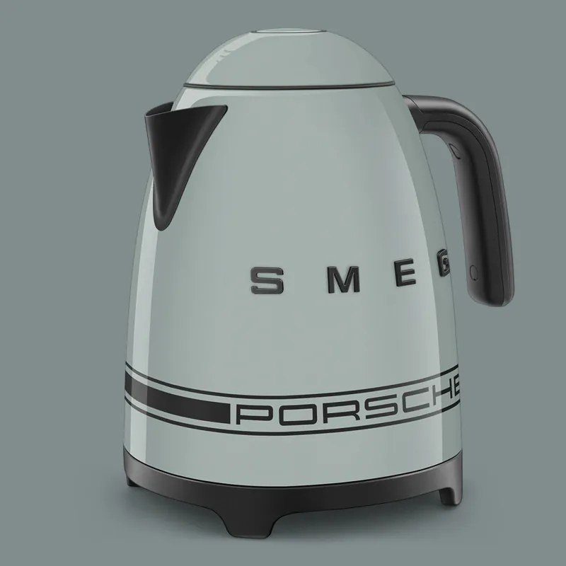 Cana electrica SMEG KLF03PSGEU, 2400 W, 1,7 l, Baza rotativa la 360°, Finisaj lucios, Verde