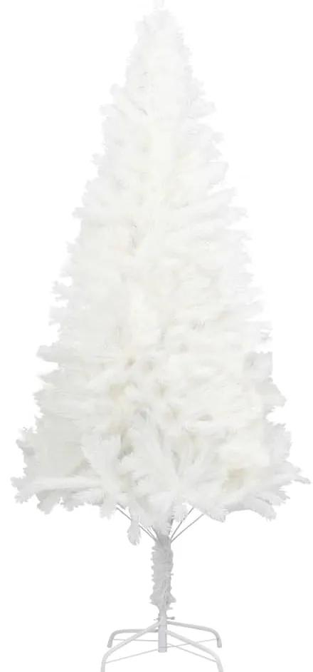 Pom de Craciun artificial, ace cu aspect natural, alb, 210 cm 1, 210 cm