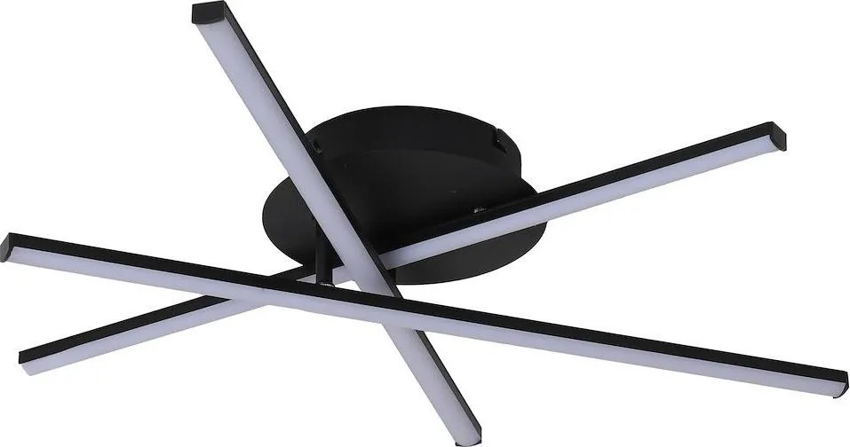 Plafonieră LED STICK/12W/230V negru