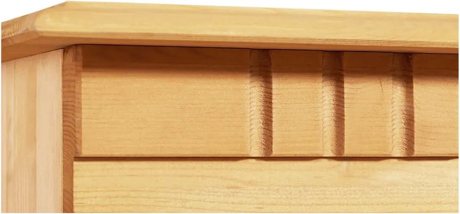 Vitrină în culoare naturală din lemn de pin 95x35 cm Lisa – Støraa