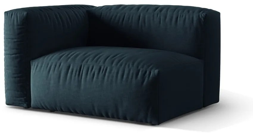 Modul pentru canapea modulară albastru închis (cu colț pe partea stângă ) Martina – Micadoni Home