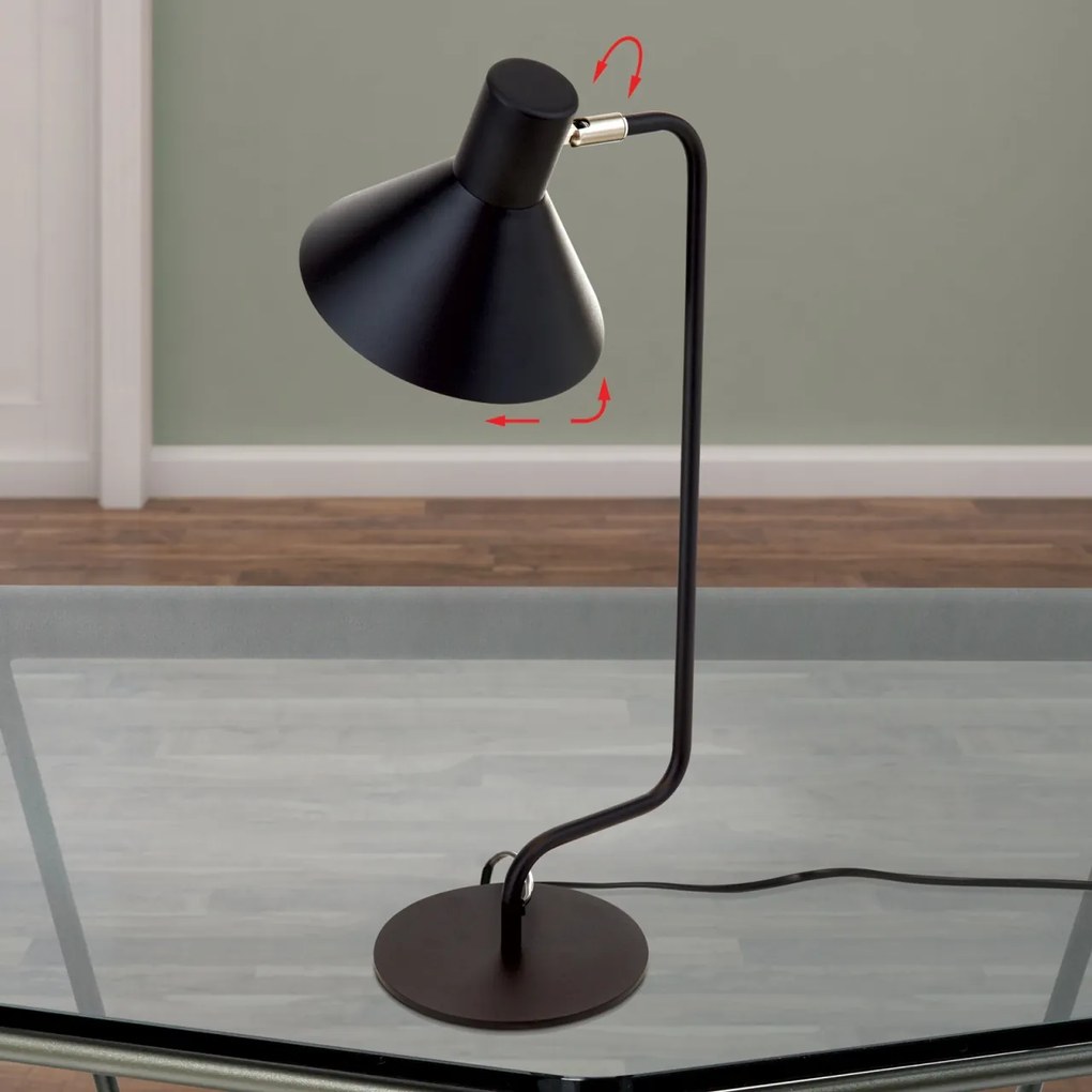 Veioza / Lampa de birou stil modern VIKTORIA negru