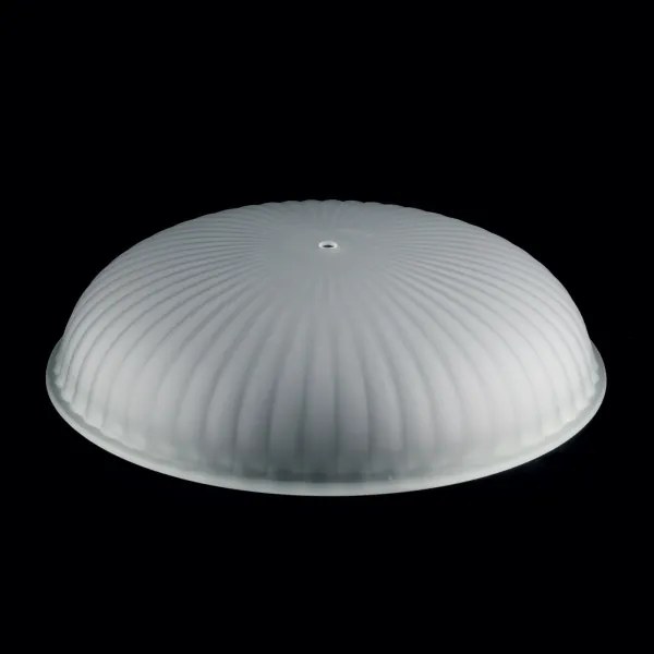 Abajur din sticlă universal ROCCA pentru soclu E27, Ø 40 cm, alb