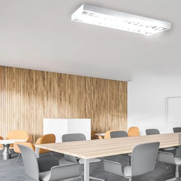 Corp de iluminat fluorescent 2xG13/18W/230V alb 120 cm