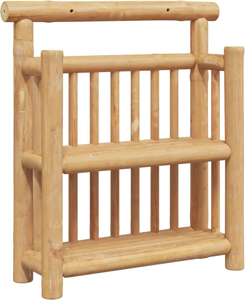 vidaXL Raft de perete cu raft Pe perete natural 40 x 13 x 44 cm Bambus