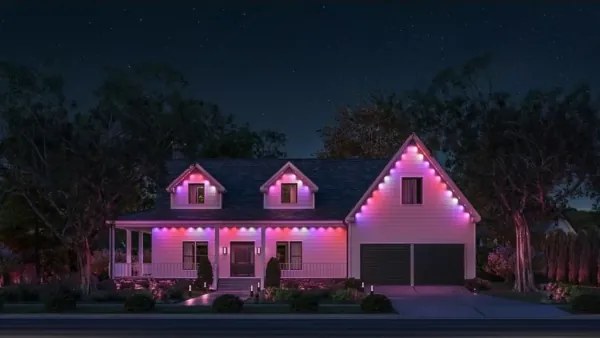 Philips Hue FESTAVIA ghirlandă LED RGBW reglabilă pentru exterior, 32 LED, 18 m, IP65
