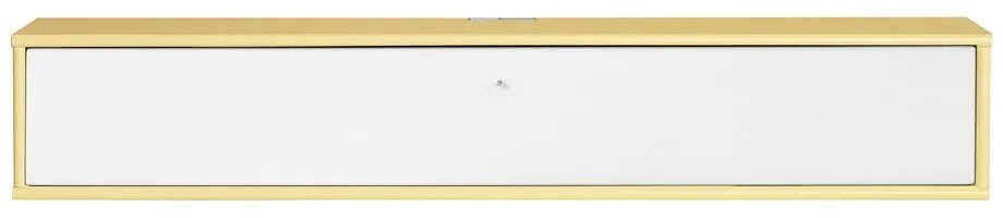 Comodă TV galben-deschis/albă 133x22 cm Mistral – Hammel Furniture