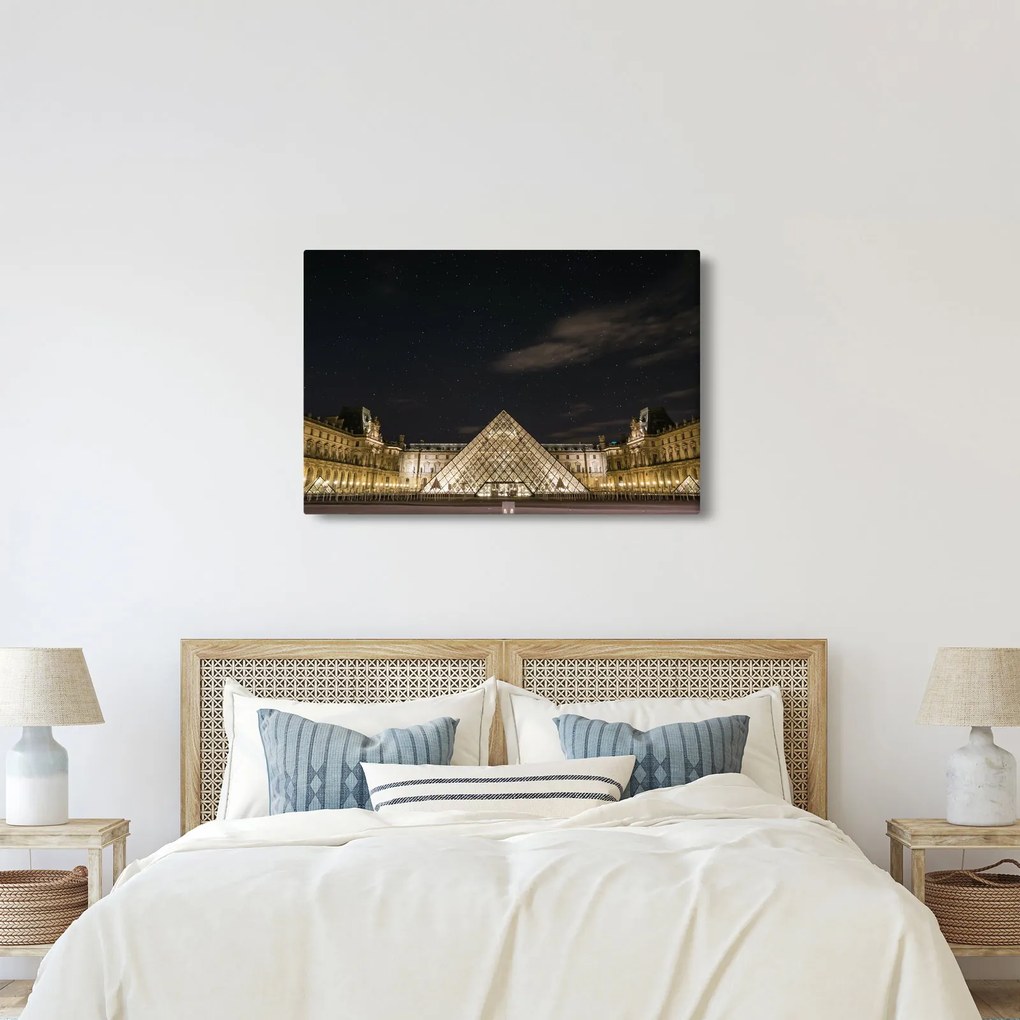 Tablou - Louvre nocturn (90x60 cm)