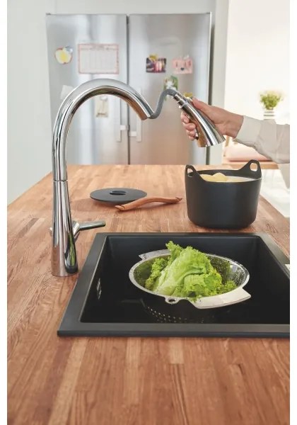 GROHE ZEDRA - baterie pentru chiuvetă, 401 mm, crom lucios, 32294002