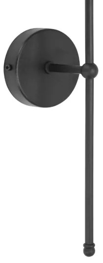 Lampă de perete MADELA 1xE14/40W/230V iută/neagră
